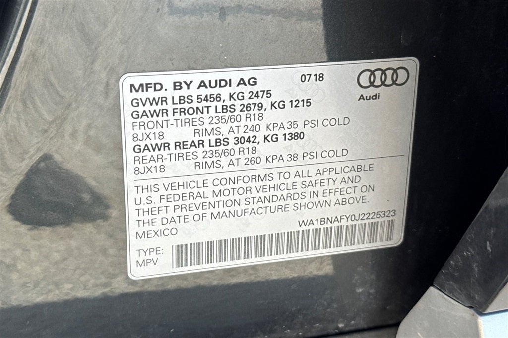 2018 Audi Q5 2.0T quattro