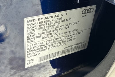 2020 Audi Q7 55 Prestige quattro