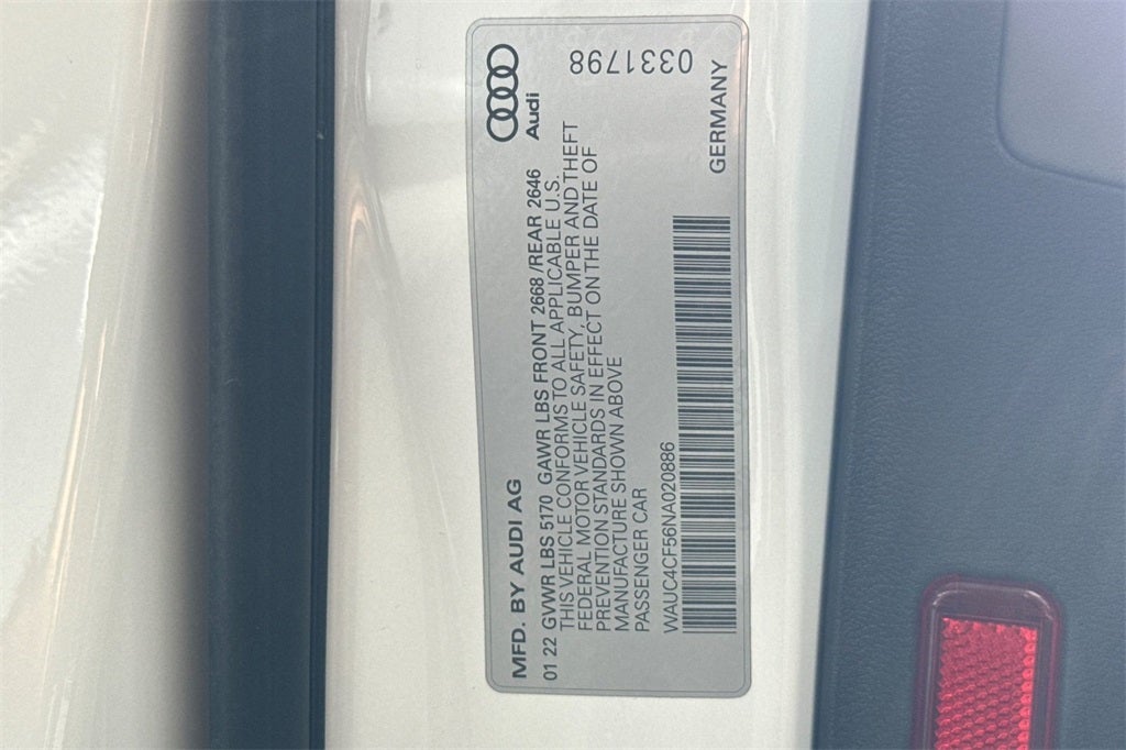 2022 Audi S5 Sportback Premium Plus quattro