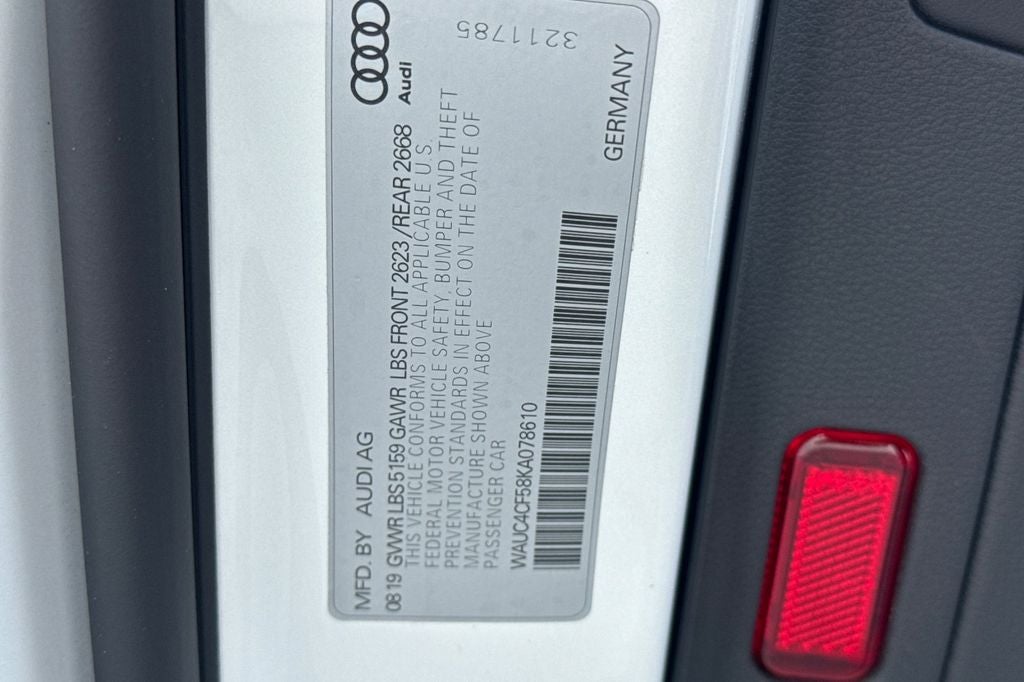2019 Audi S5 Sportback Prestige quattro