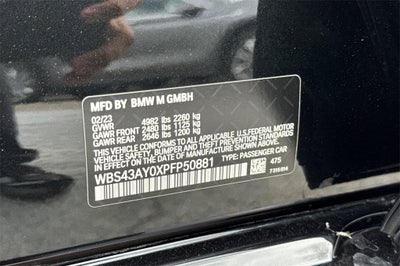 2023 BMW M3 Competition