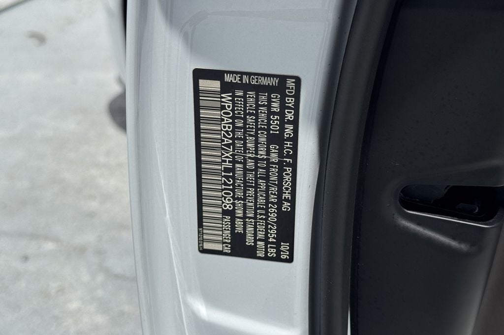 2017 Porsche Panamera 4S