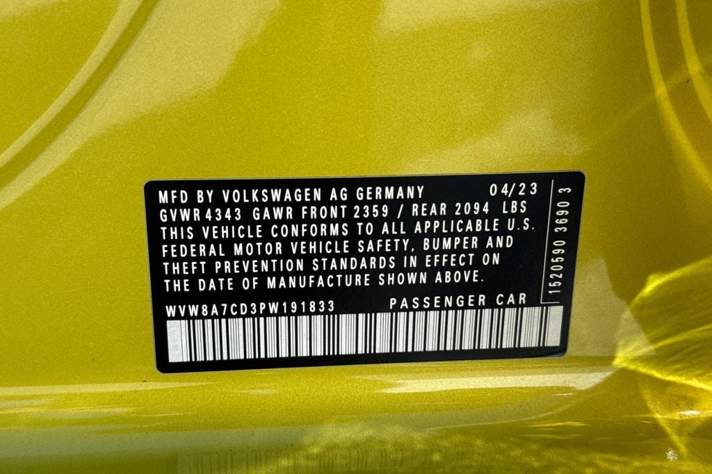 2023 Volkswagen Golf GTI 2.0T 40th Anniversary Edition