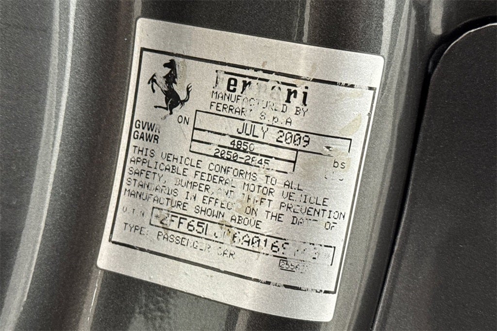 2010 Ferrari California Covertible