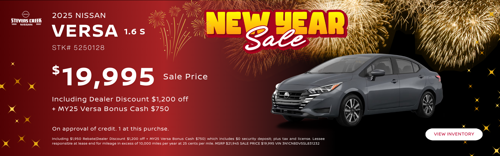 2025 Nissan Versa 1.6 S